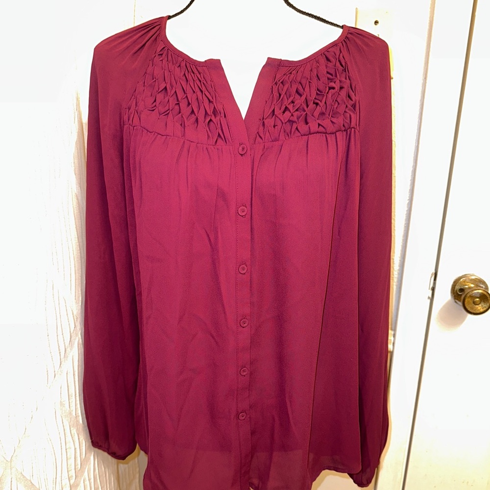 Women Shirt Brand Danielrainn Brand New Color Maroon